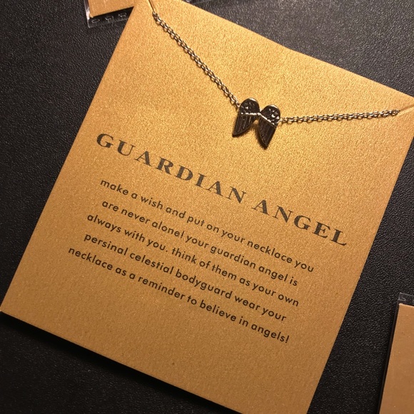 GOLD - GUARDIAN ANGEL ♡ Necklace GIFT - Picture 2 of 7